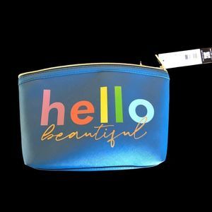 Cosmetic bag • Ruby & Cash • Hello Beautiful zip up make-up bag.